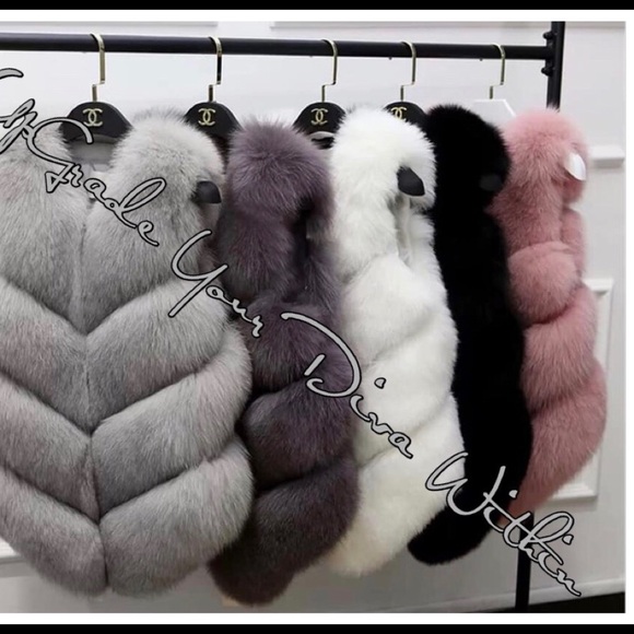 Jackets & Blazers - NWOT SILVER Womans Faux Fur Vest